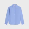 Camisa holgada de popelín de algodón Camisa holgada de popelín de algodón