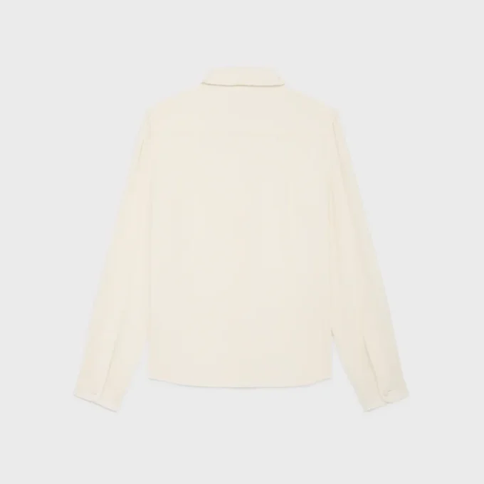 Camisa Mia en crepé de seda y acetato