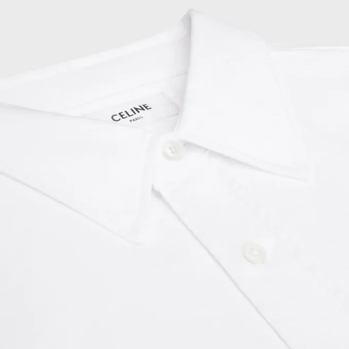 Camisa oversize de denim de algodón Camisa oversize de denim de algodón