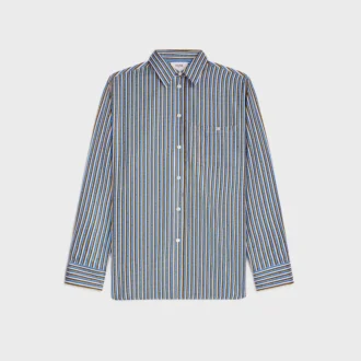 Camisa oversize de sarga de seda