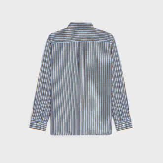 Camisa oversize de sarga de seda