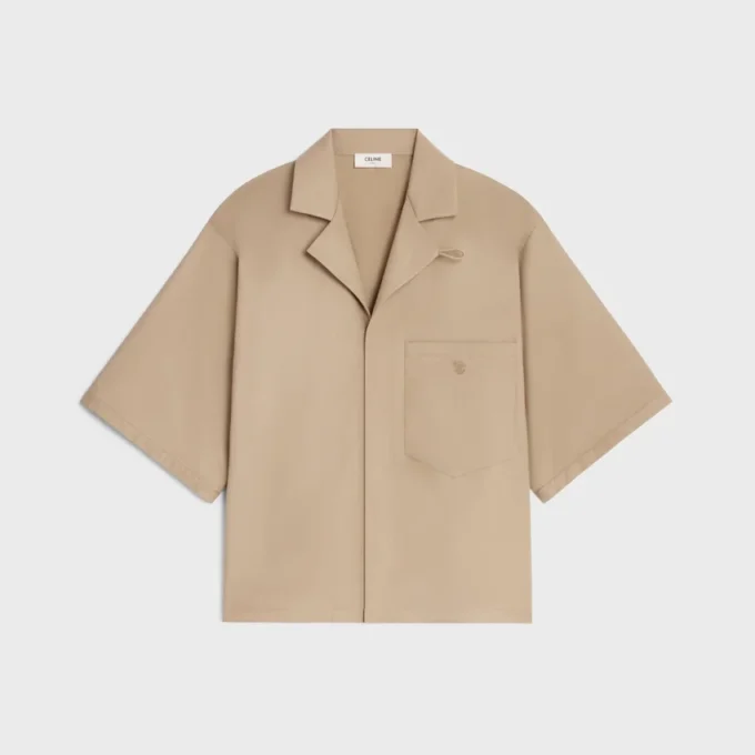 Camisa Scout en gabardina de algodón ligero Camisa Scout en gabardina de algodón ligero