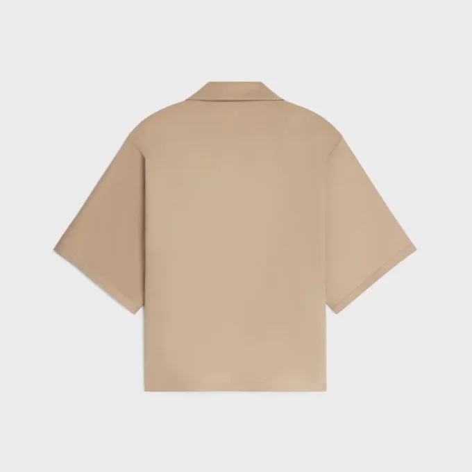 Camisa Scout en gabardina de algodón ligero Camisa Scout en gabardina de algodón ligero