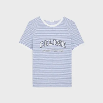 Camiseta CELINE 70’S en jersey a rayas