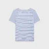 Camiseta CELINE 70’S en jersey a rayas