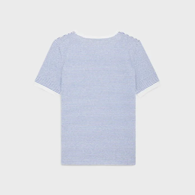 Camiseta CELINE 70’S en jersey a rayas