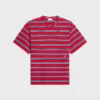 Camiseta clásica de jersey de algodón a rayas