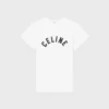 Camiseta clásica de jersey de algodón acanalado