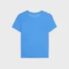 Camiseta de corte recto en jersey de algodón fino