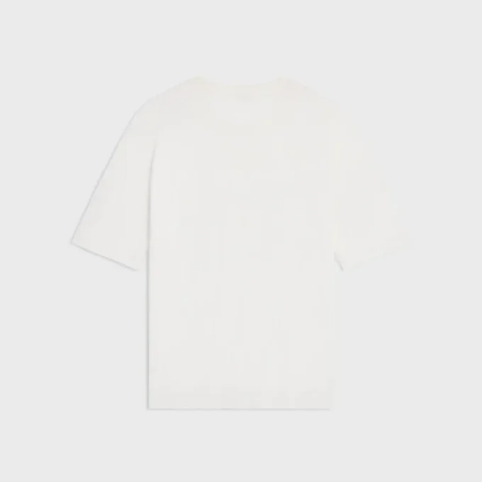 Camiseta de doble capa en jersey de algodón fino