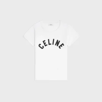Camiseta de jersey de algodón acanalado