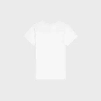 Camiseta de jersey de algodón acanalado