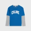 Camiseta de manga larga en jersey de algodón