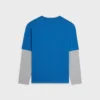 Camiseta de manga larga en jersey de algodón