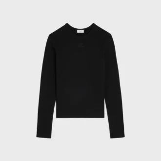 Camiseta Triomphe en jersey de algodón acanalado
