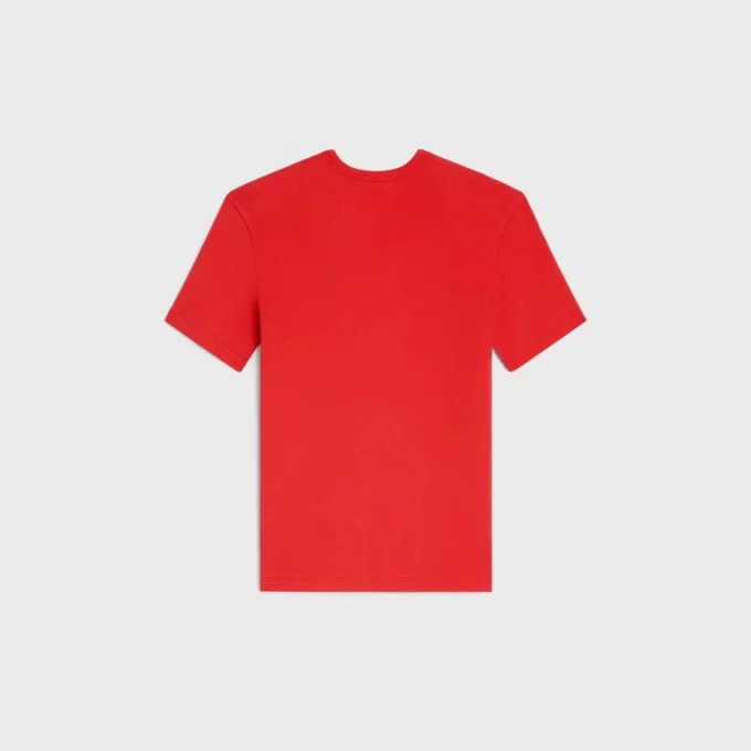 Camiseta Triomphe en jersey de algodón acanalado Camiseta Triomphe en jersey de algodón acanalado