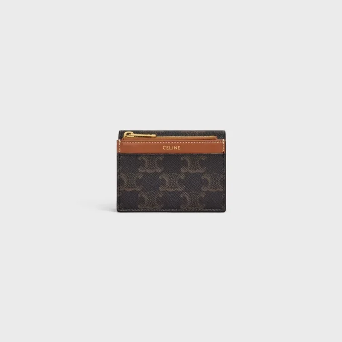 Cartera compacta con monedero Triomphe Canvas Cartera compacta con monedero Triomphe Canvas