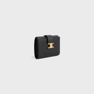 Cartera Nino con correa fina en piel de becerro granulada y flexible