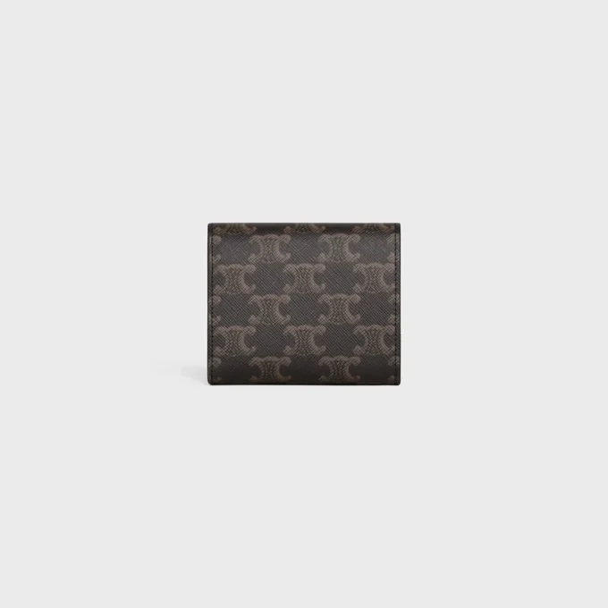 Cartera pequeña con solapa Triomphe Canvas