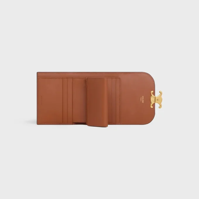Cartera pequeña con solapa Triomphe Canvas