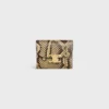 Cartera pequeña con solapa Triomphe en pitón Cartera pequeña con solapa Triomphe en pitón
