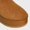 CELINE Dana – Mule con cuña de piel de becerro ante