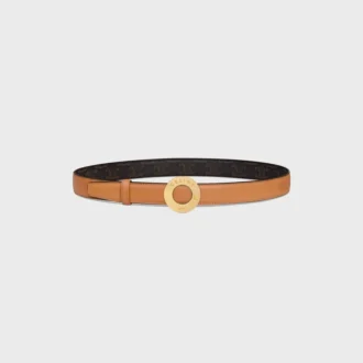 CELINE Hebilla de disco y correa reversible 25 mm
