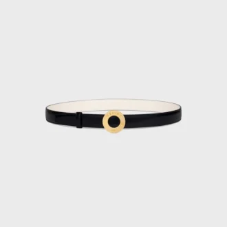 CELINE Hebilla de disco y correa reversible 25 mm
