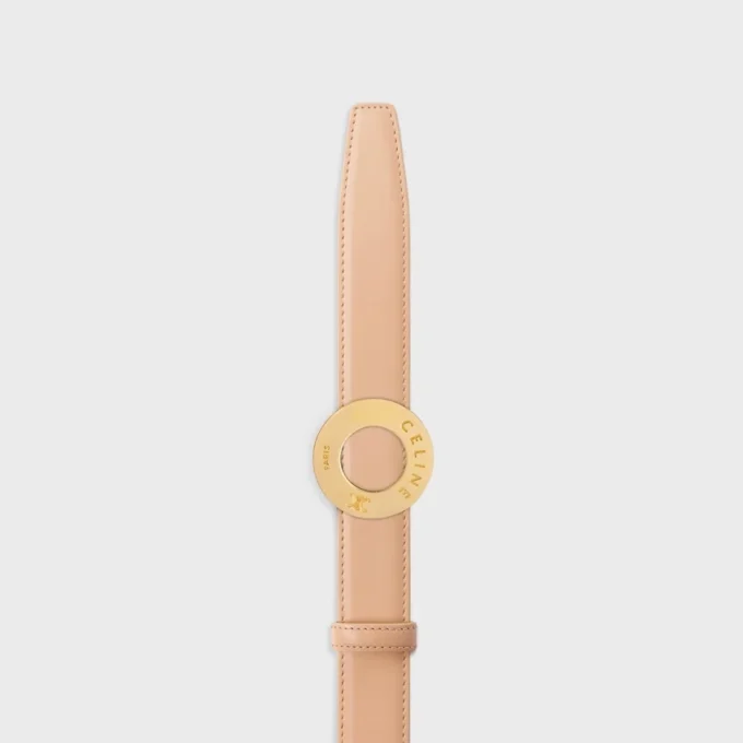 CELINE Hebilla de disco y correa reversible 25 mm CELINE Hebilla de disco y correa reversible 25 mm