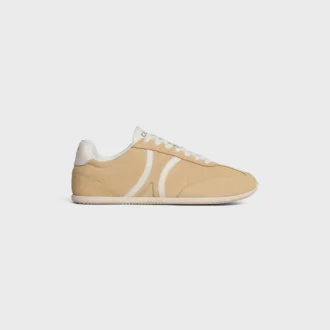 CELINE Jogger – Zapatilla baja con cordones en ante de becerro y piel de becerro