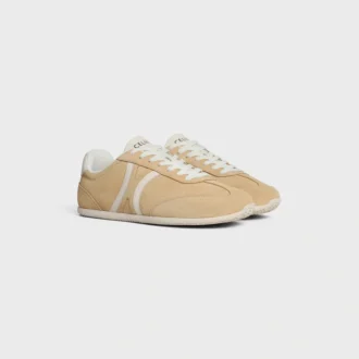 CELINE Jogger – Zapatilla baja con cordones en ante de becerro y piel de becerro