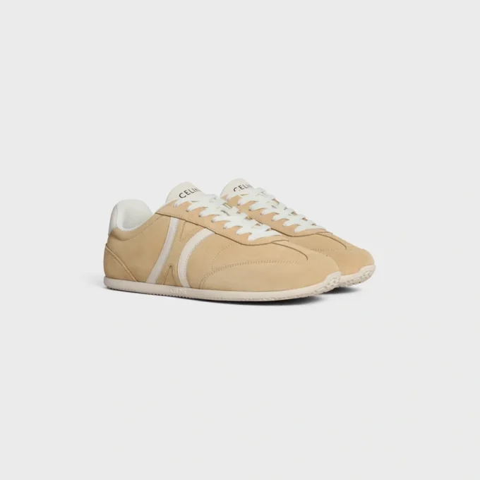 CELINE Jogger – Zapatilla baja con cordones en ante de becerro y piel de becerro CELINE Jogger – Zapatilla baja con cordones en ante de becerro y piel de becerro