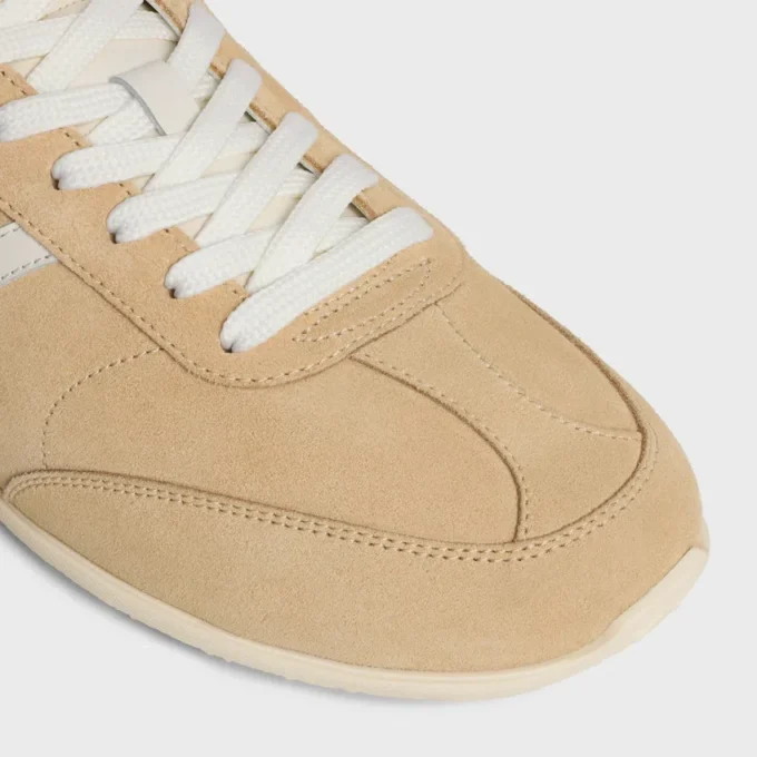 CELINE Jogger – Zapatilla baja con cordones en ante de becerro y piel de becerro CELINE Jogger – Zapatilla baja con cordones en ante de becerro y piel de becerro