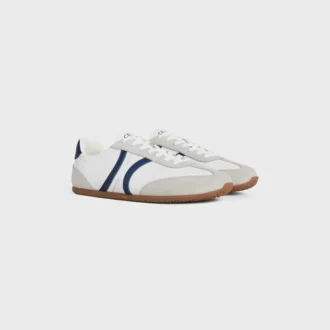CELINE Jogger – Zapatillas bajas con cordones en piel de becerro y ante