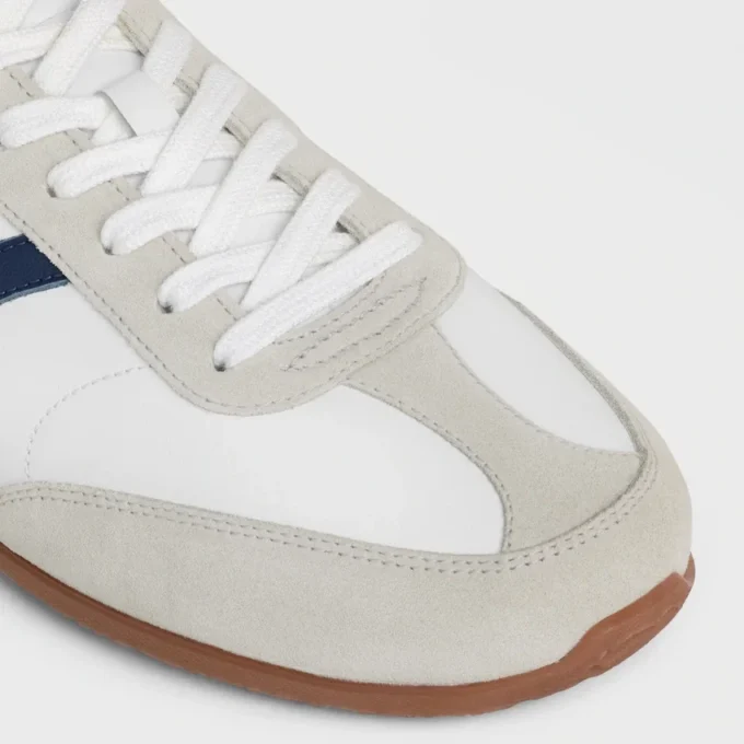 CELINE Jogger – Zapatillas bajas con cordones en piel de becerro y ante CELINE Jogger – Zapatillas bajas con cordones en piel de becerro y ante