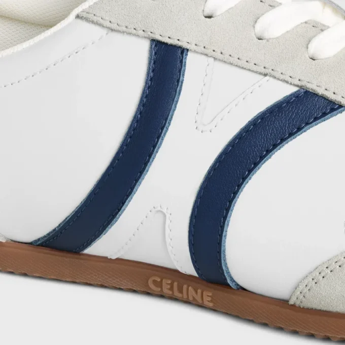CELINE Jogger – Zapatillas bajas con cordones en piel de becerro y ante CELINE Jogger – Zapatillas bajas con cordones en piel de becerro y ante