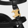 CELINE – Sandalias de tiras Clea Triomphe en piel de becerro – Curtido vegetal