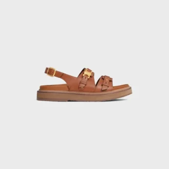 CELINE – Sandalias Tippi Triomphe en piel de becerro