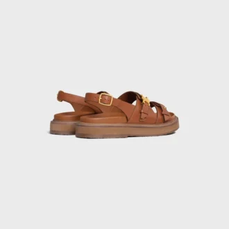 CELINE – Sandalias Tippi Triomphe en piel de becerro