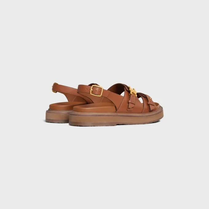 CELINE – Sandalias Tippi Triomphe en piel de becerro