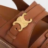 CELINE – Sandalias Tippi Triomphe en piel de becerro