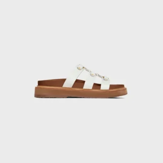 CELINE – Tippi Slide en piel de becerro
