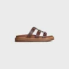CELINE – Tippi Slide en piel de becerro – Curtido vegetal