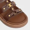 CELINE – Tippi Slide en piel de becerro – Curtido vegetal