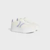 CELINE – Zapatillas con suela de cuña y detalle Triomphe en la parte trasera, en piel de becerro CELINE – Zapatillas con suela de cuña y detalle Triomphe en la parte trasera, en piel de becerro