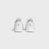 CELINE – Zapatillas con suela de cuña y detalle Triomphe en la parte trasera, en piel de becerro CELINE – Zapatillas con suela de cuña y detalle Triomphe en la parte trasera, en piel de becerro