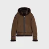 Chaqueta aviador de ante