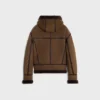 Chaqueta aviador de ante