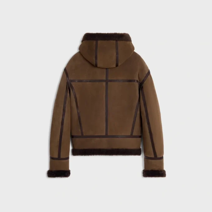 Chaqueta aviador de ante
