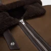 Chaqueta aviador de ante